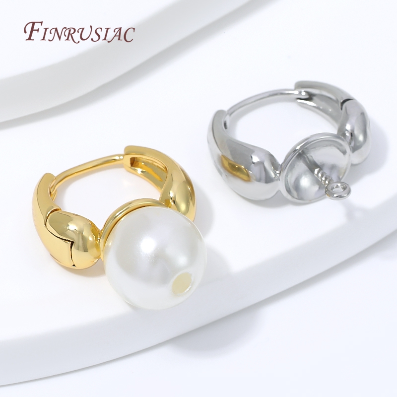 Nozzle Brass - Fecho de Brinco Huggie em Formato