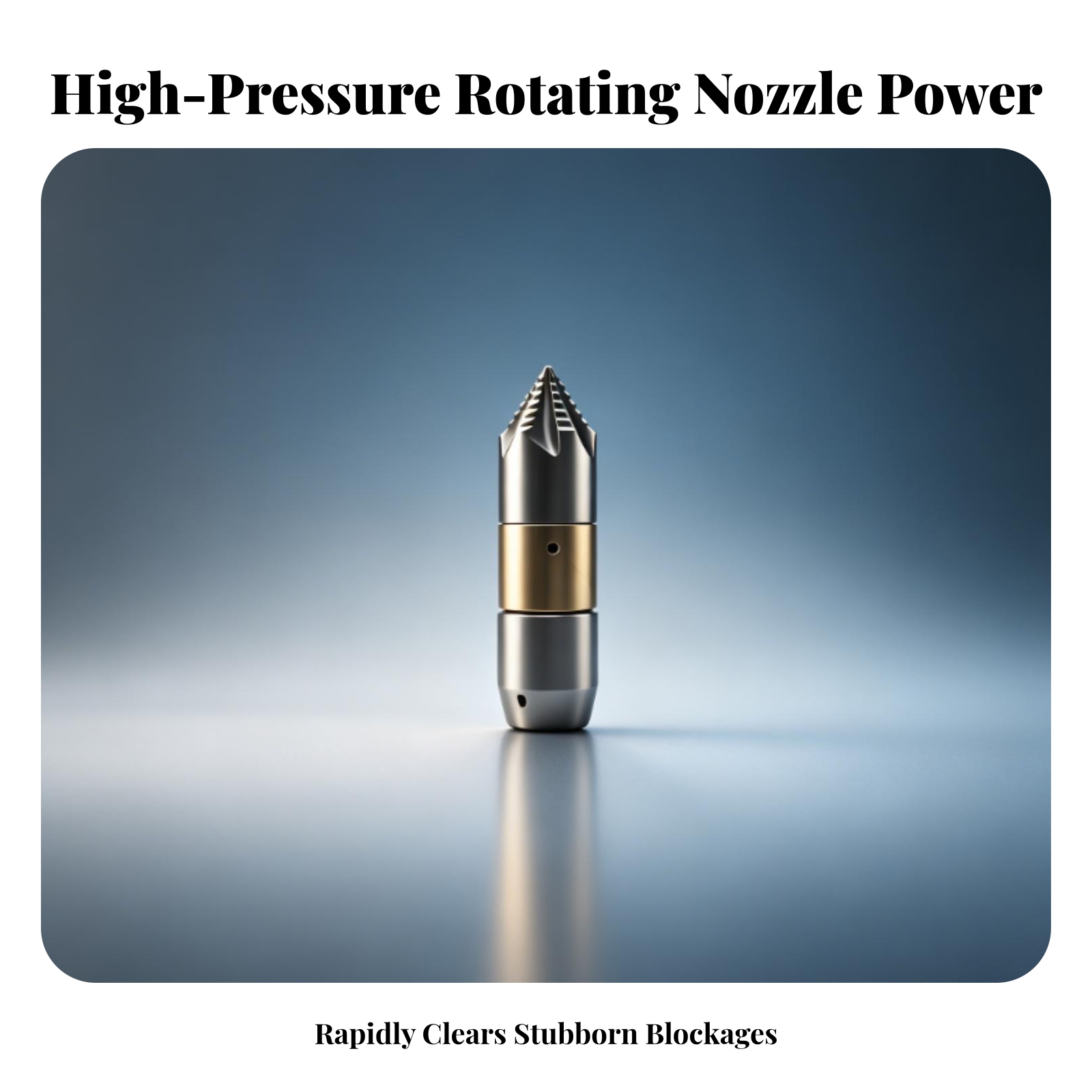 Nozzle Brass - Bico de Pulverização Rotativo Resistente ao