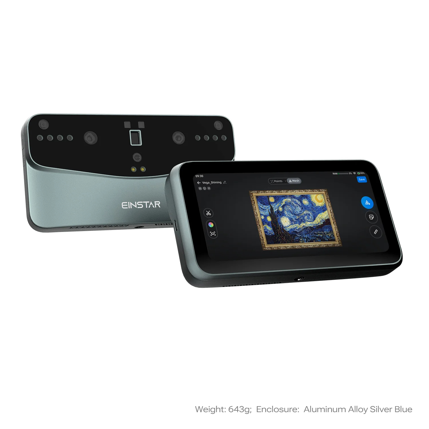 Scanner 3D Portátil Shining Ei - Handheld 3D Scanner High Precision avaliação e preço