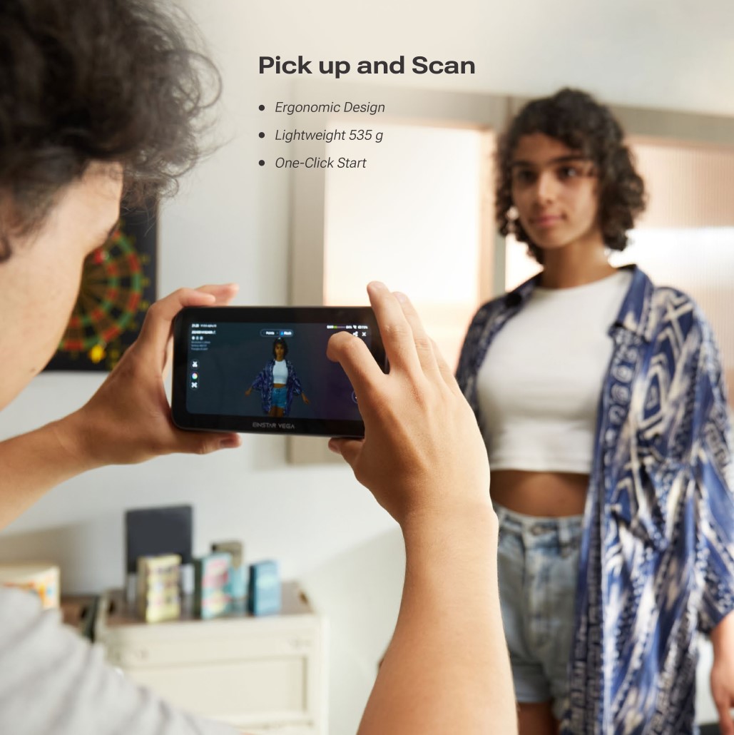 Scanner 3D Portátil Shining Ei - Handheld 3D Scanner High Precision avaliação e preço