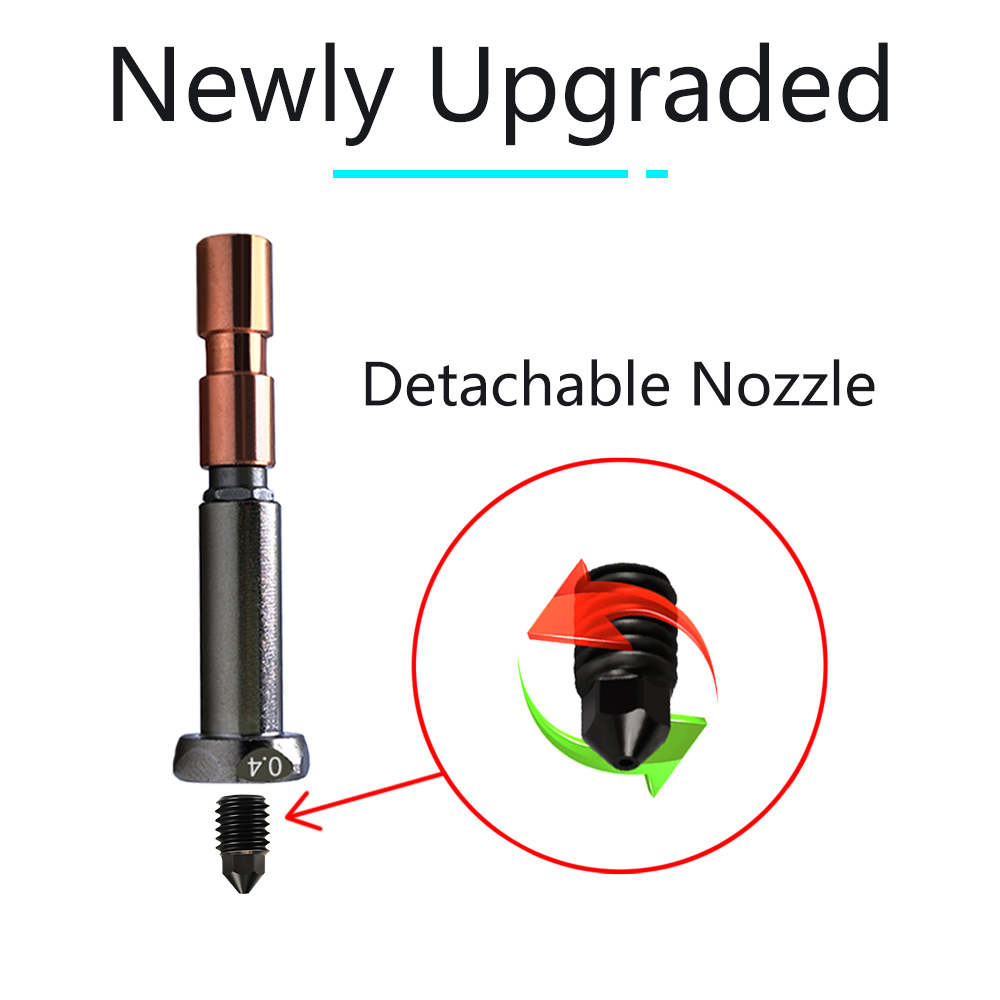 Bico de atualização para anycu - Hotend 0.4Mm avaliação e preço
