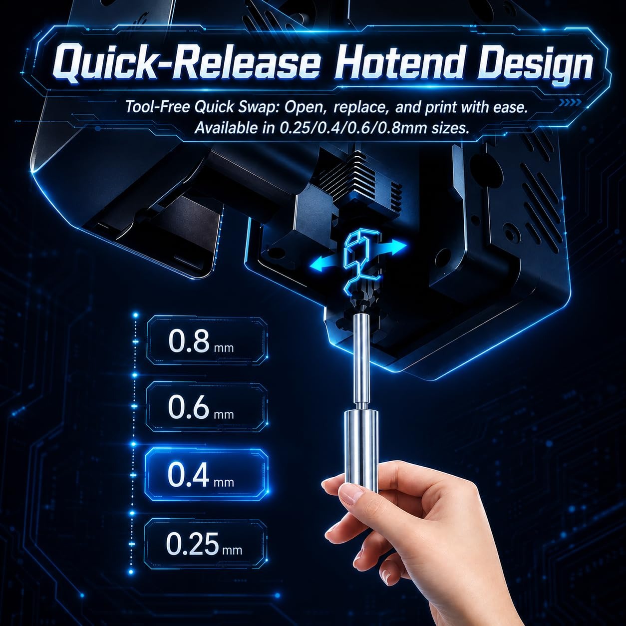 Bicos de Aço Temperado para An - Hotend 0.4Mm avaliação e preço