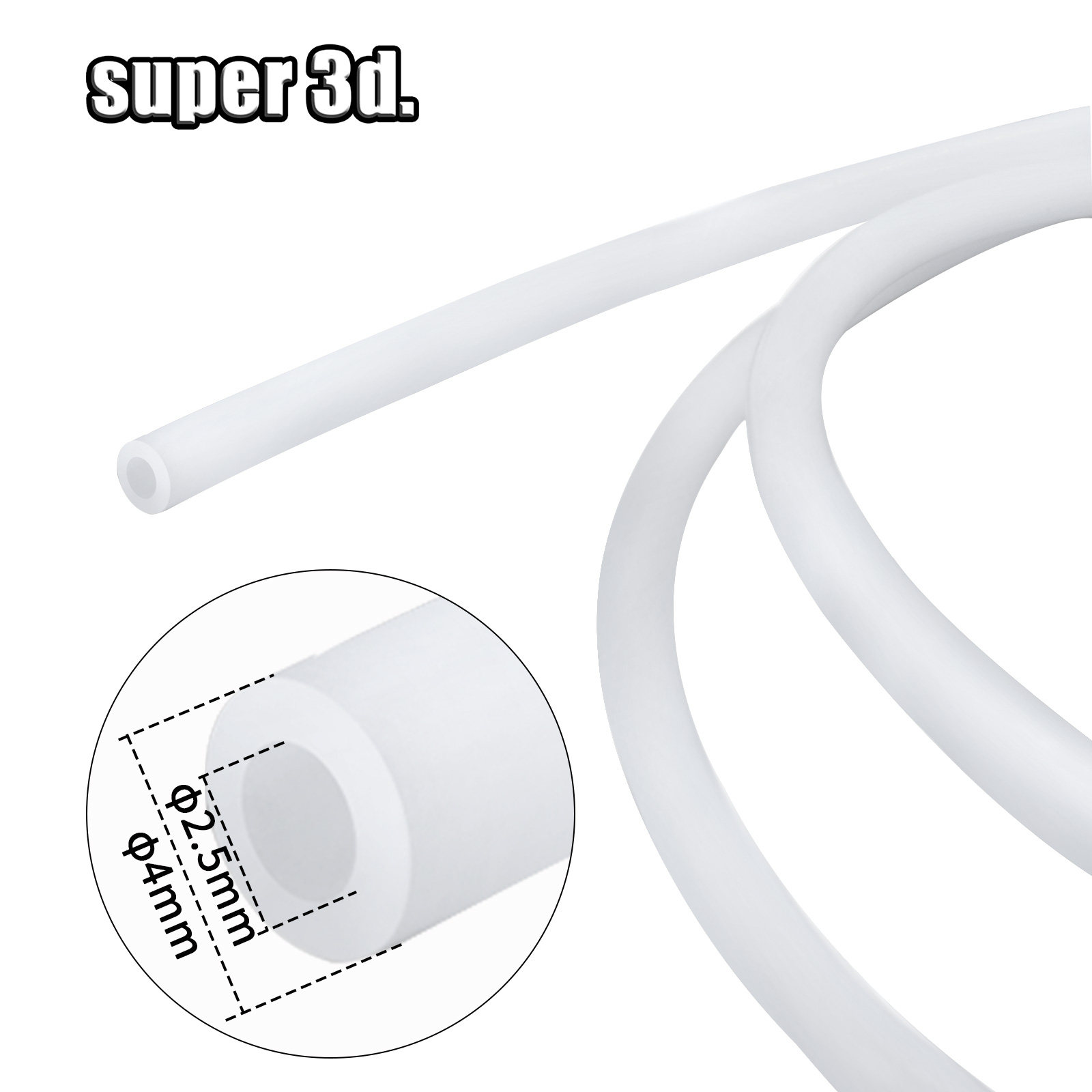 Tubo PTFE Bambu Lab 1/2/50M, I - Bowden Tube avaliação e preço