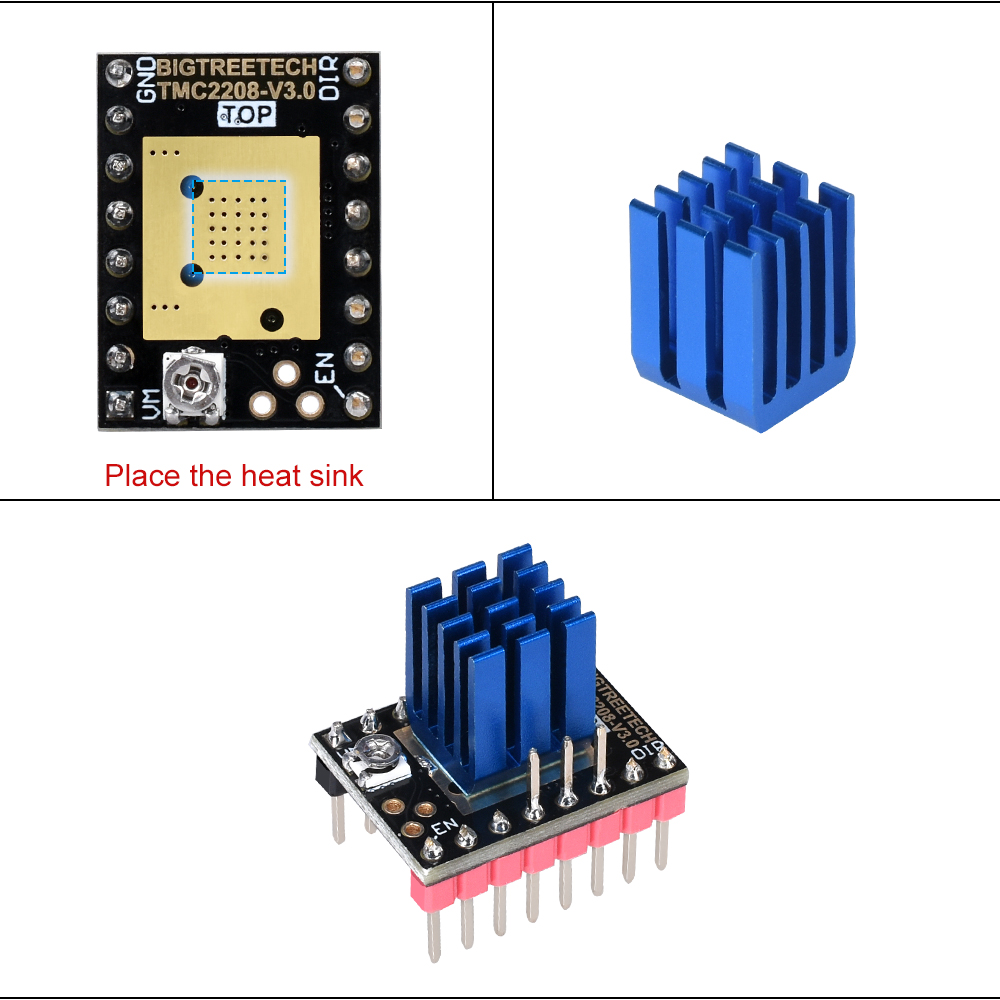 Bigtreetech tmc2208 v3.0 drive - Skr Mini E3 avaliação e preço