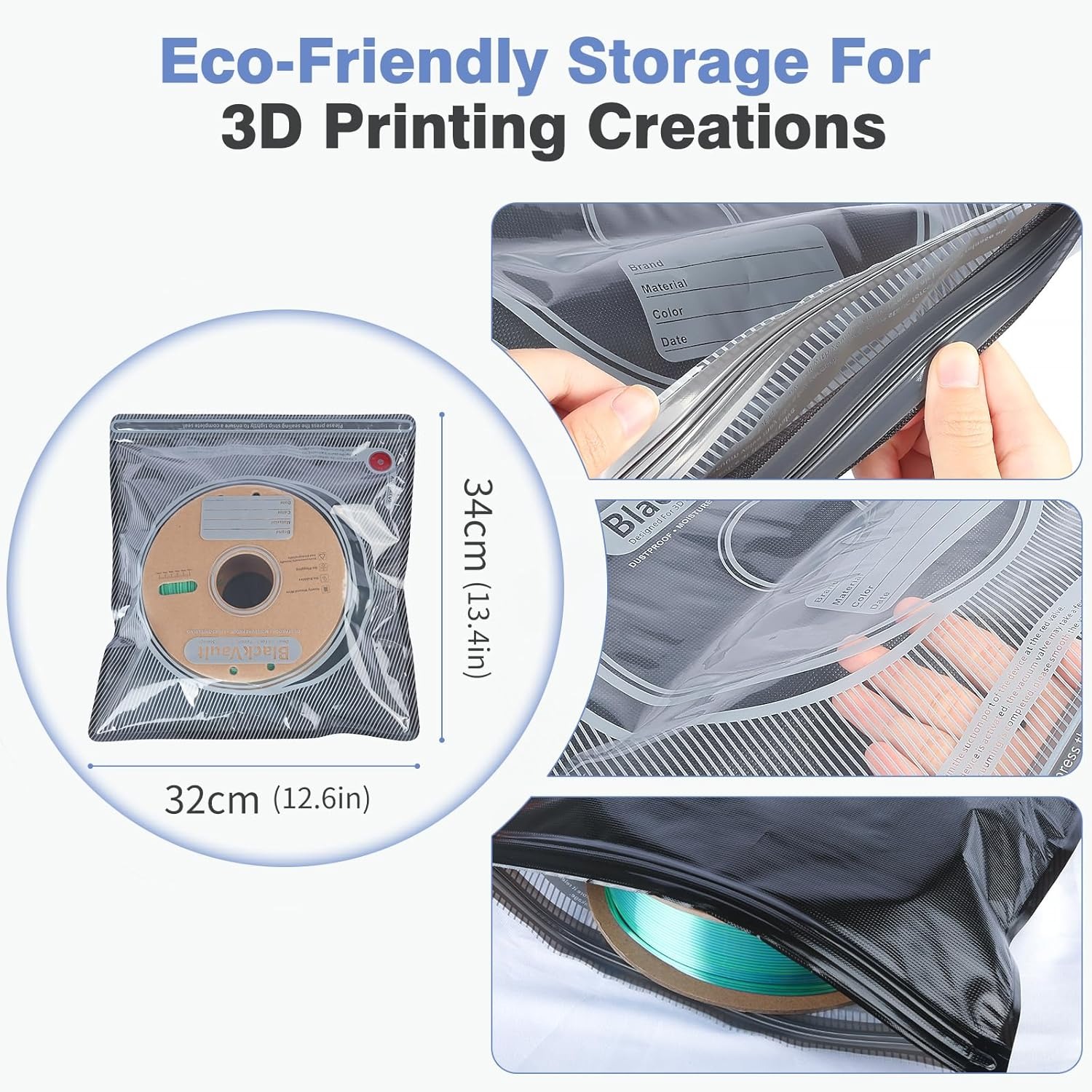 Saco de Armazenamento de Filam - Petg Filament avaliação e preço