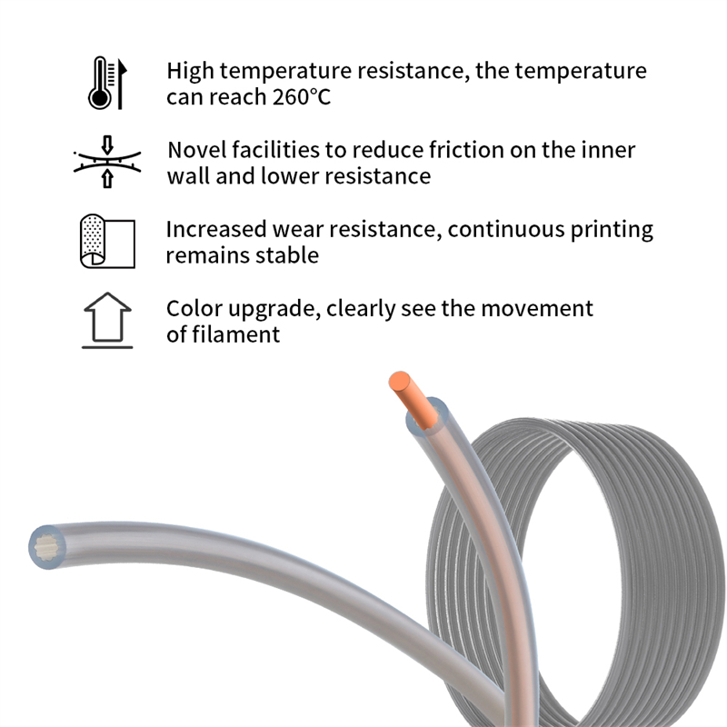 Tubo de PTFE em Forma de Estre - Bowden Tube avaliação e preço