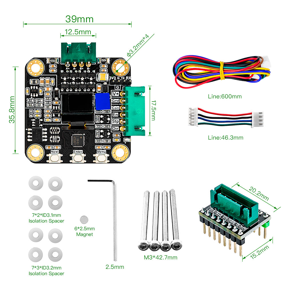 Makerbase MKS SERVO42C PCBA NE - Mks Sgen avaliação e preço