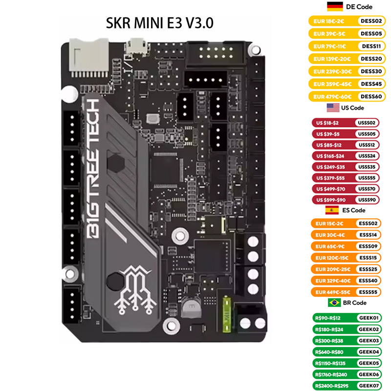 Bigtreetech skr mini e3 v3.0 p - Direct Drive Extruder avaliação e preço
