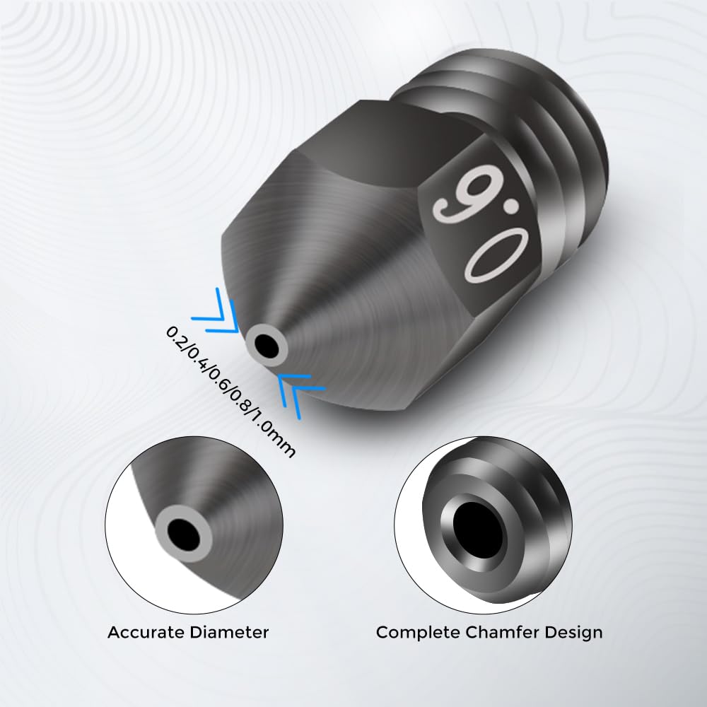 Bicos de Aço Duro Oficiais Cre - Hotend 0.4Mm avaliação e preço