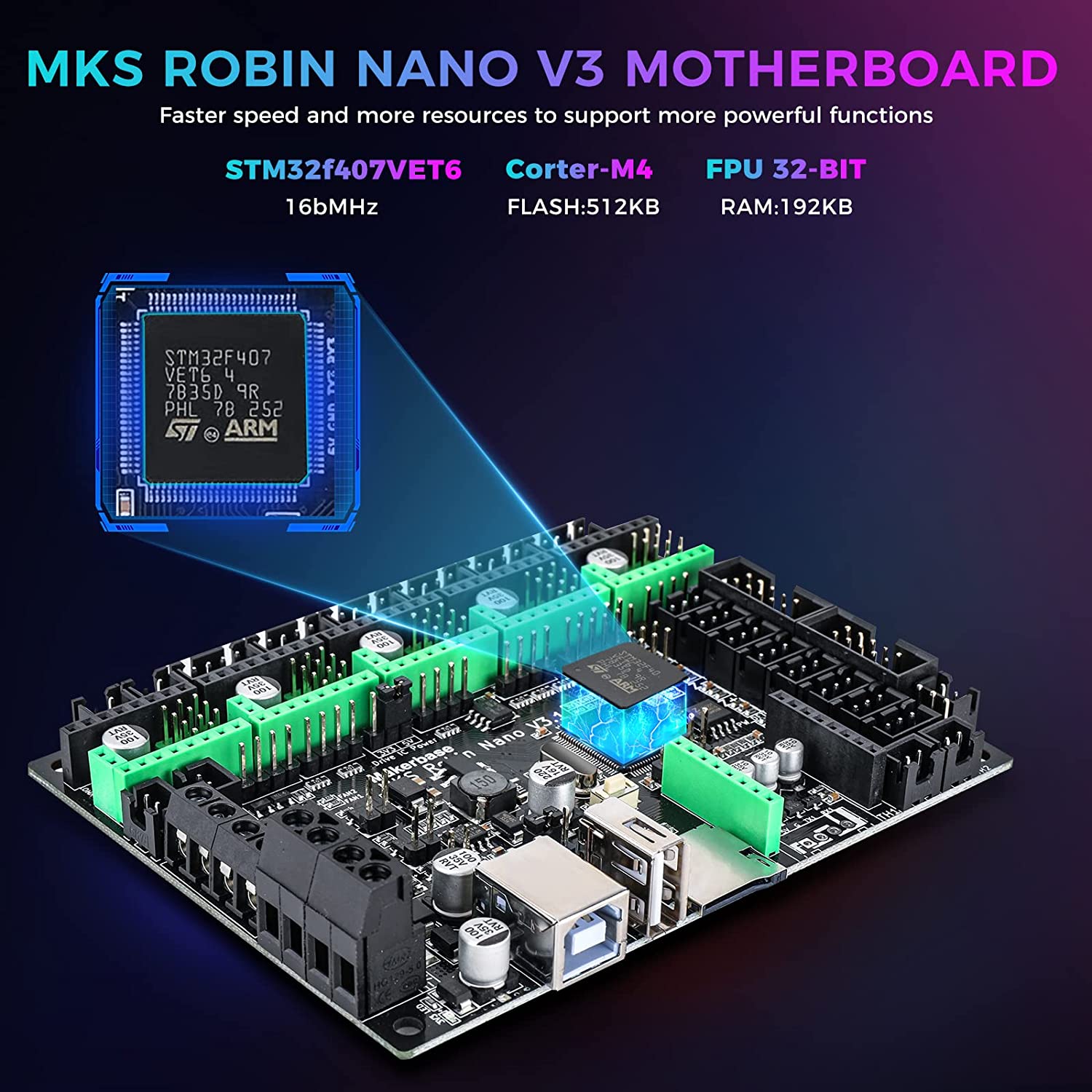 Makerbase Mks Robin Nano V3 Ea - Mks Sgen avaliação e preço
